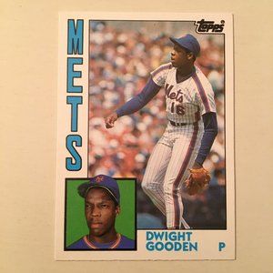 1984 Topps Traded Dwight Gooden Rookie Card RC #42T